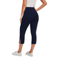 🌟Pantaloni capri elastici de yoga pentru femei, cu efect de modelare a taliei💪 Dă frâu liber încrederii tale✨