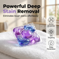 🌸🧺 Capsule de detergent 5-în-1 cu mosc alb – îndepărtează petele și protejează fibrele ✨💧 80 de bucăți, prospețime de lungă durată, ideale pentru uz casnic și călătorii.