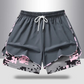 Pantaloni scurți sport casual pentru femei, cu căptușeală integrată
