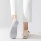 Șosete scurte respirabile pentru femei – 5 perechi, invizibile, antiderapante și amortizate 🧦👟