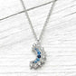 ✨ Colier Soare & Lună – pietre strass, bicolor auriu/argintiu, set pentru cuplu 🌞