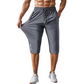 🏃‍♂️ Pantaloni capri sport pentru bărbați – se usucă rapid, sunt elastici și au buzunare cu fermoar sigure ✨