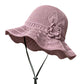 👒O pălărie elegantă cu flori împletite, pentru protecție solară🌸