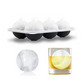 Tavă reutilizabilă pentru forme de gheață în formă de bilă pentru whisky