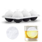 Tavă reutilizabilă pentru forme de gheață în formă de bilă pentru whisky
