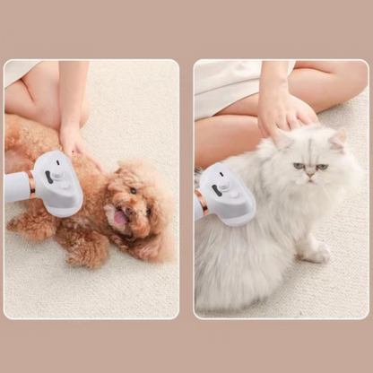 📢📢Ofertă limitată: reducere de 50%!!🔥Perie de îngrijire cu abur 3-în-1 pentru animale de companie