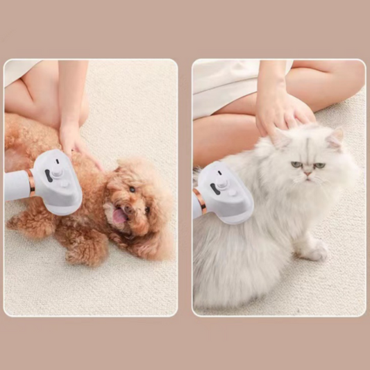 📢📢Ofertă limitată: reducere de 50%!!🔥Perie de îngrijire cu abur 3-în-1 pentru animale de companie