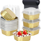 ✨ Set de 10 forme de aluminiu – cu capace, pentru cuptor și friteuză cu aer cald ✨