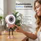🤖 40% REDUCERE! 💨 Ventilator de birou robotizat flexibil cu lumină LED – brațe flexibile, afișaj digital și încărcare prin port Type-C – un companion drăguț pentru răcorire 🔋