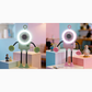 🤖 40% REDUCERE! 💨 Ventilator de birou robotizat flexibil cu lumină LED – brațe flexibile, afișaj digital și încărcare prin port Type-C – un companion drăguț pentru răcorire 🔋