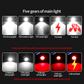 🔥 Rotește, îndreaptă, luminează! Lanternă frontală și lanternă LED rotativă la 90° – ideală pentru reparații, drumeții și situații de urgență 🛠️🏕️