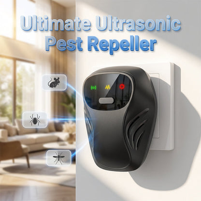 🔥Dispozitiv ultrasonic de alungare a dăunătorilor cu 4 moduri de funcționare
