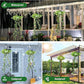🌿 Lampă suspendată solară cu design de iarbă ✨