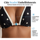 👙Set de bikini cu bretele în stil halter cu buline – stil retro, material elastic, slip tip boxeri 🌊