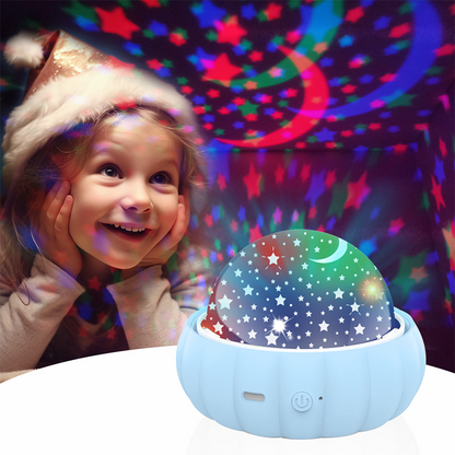 Lampă creativă cu proiecție a cerului înstelat, rotativă la 360°