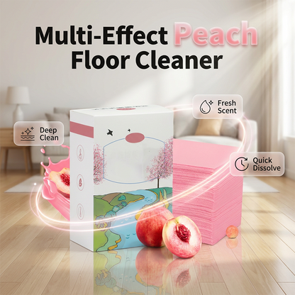 ✨🍑 Șervețele Podea cu Esență de Piersică – Curățare Instantă, Fără Urme și Miros Divin! 🧹💖
