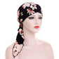 👒 REDUCERE DE 50% PENTRU O PERIOADĂ LIMITATĂ! ✨ Eșarfă turban pentru femei cu imprimeu floral, deja legată – moale, elastică, versatilă 🌸