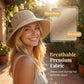 👒✨ Pălărie de Soare cu Bor Larg și Fundiță – Protecție UV & Stil Elegant pentru Vară! 🌸☀️