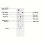 💡❄️ Ventilator de Tavan Portabil 2-în-1 cu Lumină – Răcire & Iluminare cu Telecomandă! 🏕️🔋