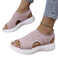 👡Sandale de damă din tricot respirabil, cu talpă groasă — ✨ Confortul unei norișoare