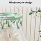24-Clip Windproof Laundry Hanger