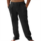 Pantaloni casual pentru bărbați, cu talie elastică și ușoară