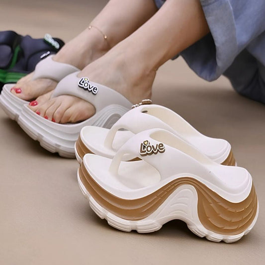 【EU36-40】👡Sandale cu platformă pentru femei, tip șlapi
