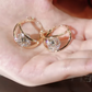 💎✨ Cercei Eleganți cu Bilă de Zirconiu și Cerc Dublu – Sclipire Fascinantă și Design Modern! 🥂👑