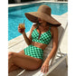 👙Modul „vacanță”: ACTIVAT🌴Set de bikini pentru femei, cu talie înaltă și bretele în formă de U