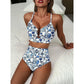 👙Modul „vacanță”: ACTIVAT🌴Set de bikini pentru femei, cu talie înaltă și bretele în formă de U