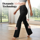 ✨ Pantaloni de antrenament elastici pentru femei, cu croi evazat – Pantaloni de yoga cu talie înaltă și efect de modelare a abdomenului
