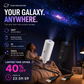 ✨ Transformă-ți camera într-o galaxie – Proiector HD de stele, plug-and-play, cu 10 diapozitive cosmice – ramburs 🌌