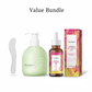 💥Creme depilatório de tamanho grande Conjunto de creme depilatório suave e não irritante (creme depilatório + lâmina) | Oferta por tempo limitado 🎁
