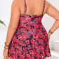 🌸👙 Costum de Baie Tip Rochie cu Imprimeu Floral, Dimensiuni Mari – Stil Elegant și Confort la Plajă