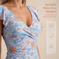 🌺👙Rochiță de baie elegantă pentru femei, cu decolteu în V și control al abdomenului🌊