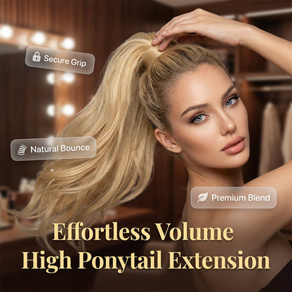 ✨ Perucă cu Coadă de Cal Înaltă, Multistratificată – Volum Natural, Prindere Sigură, Stil Glamorous în Secunde