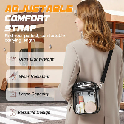 👜 Geantă de călătorie transparentă din PVC pentru produse cosmetice – pentru femei