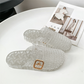 👡 REDUCERE DE 50% ACUM! ✨ Sandale casual cu sclipici pentru femei – Strălucitoare și căptușite – Ușoare, perfecte pentru plajă sau pentru zilele de relaxare – un model glamuros, ușor de încălțat 🌸