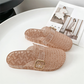 👡 REDUCERE DE 50% ACUM! ✨ Sandale casual cu sclipici pentru femei – Strălucitoare și căptușite – Ușoare, perfecte pentru plajă sau pentru zilele de relaxare – un model glamuros, ușor de încălțat 🌸