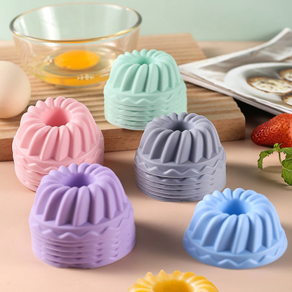 🧁 Set de forme din silicon pentru gogoși – Antiaderențe, rezistente la căldură, ușor de scos – Plată la livrare 🍩