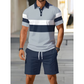 👕 Set Bărbați Cămașă și Shorts Vară, Special Sezon Cald ☀️