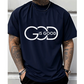 🏆REDUCERE DE 50% ÎN ULTIMA ZI A VÂNZĂRILOR🔥Tricou pentru bărbați cu guler rotund și imprimeu grafic