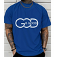 🏆REDUCERE DE 50% ÎN ULTIMA ZI A VÂNZĂRILOR🔥Tricou pentru bărbați cu guler rotund și imprimeu grafic