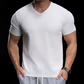 💥+40 lei pentru încă un articol!🔥 Tricou Bărbați Knit V-Neck – Respirabil, Retro & Stilat, de la Sală până pe Stradă 💪