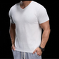 💥+40 lei pentru încă un articol!🔥 Tricou Bărbați Knit V-Neck – Respirabil, Retro & Stilat, de la Sală până pe Stradă 💪