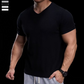 💥+40 lei pentru încă un articol!🔥 Tricou Bărbați Knit V-Neck – Respirabil, Retro & Stilat, de la Sală până pe Stradă 💪