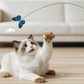 🐱🦋 Jucărie electrică pentru pisici – fluture rotativ, funcție de redare automată, distracție cu ventuze!