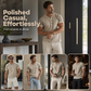 ⌛Ofertă limitată – Tricou Henley pentru bărbați, cu mâneci scurte și material respirabil