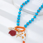 📢📢50% REDUCERE !! ⏰Colier cu mărgele în stil boho-coastal, în culori vii