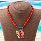 📢📢50% REDUCERE !! ⏰Colier cu mărgele în stil boho-coastal, în culori vii